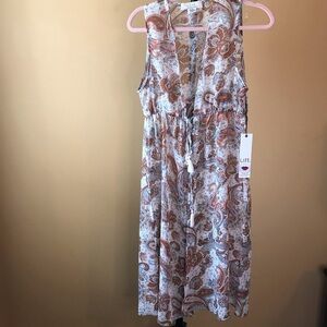 Life sheer printed vest